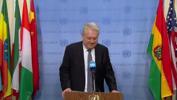 Permanent Representative of Ukraine Briefs Press