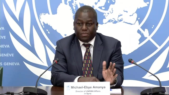 UNRWA - Press Conference: Conditions of Palestine refugees