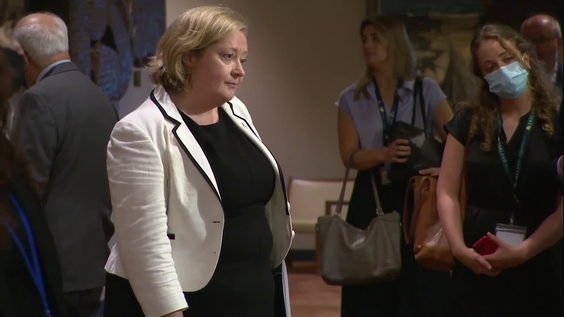 Cait Moran (Ireland) on the situation in the Middle East, including the Palestinian question - Security Council Stakeout