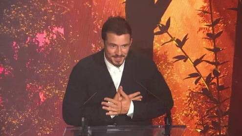 Orlando Bloom (UNICEF Goodwill Ambassador) on Children's rights during the SDG Pavilion - The Halftime Show