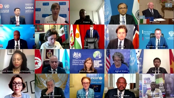 Children and armed conflict - VTC Open debate, Security Council