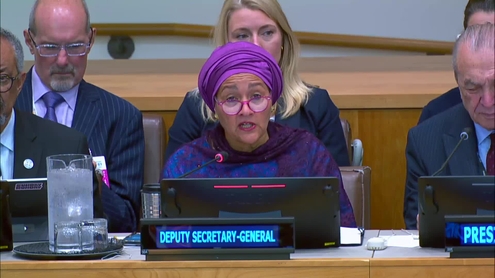 Amina J. Mohammed (Deputy Secretary-General) on the High-level meeting on pandemic prevention, preparedness and response - General Assembly, 81st session