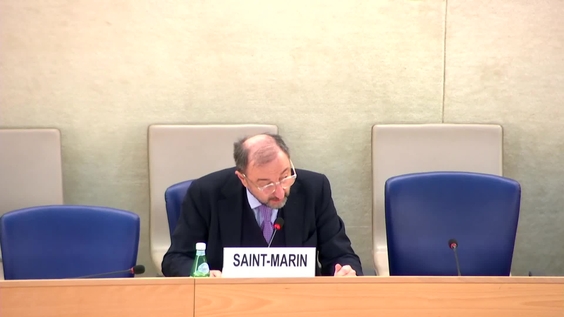 San Marino UPR Adoption - 48th Session of Universal Periodic Review