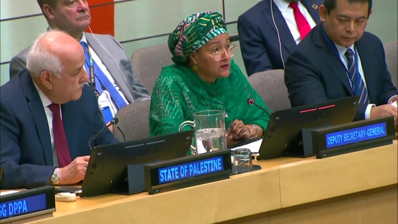Amina J. Mohammed (Deputy Secretary-General) on the Commemoration of the International Day of Solidarity with the Palestinian People