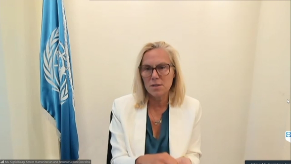 Sigrid Kaag, Senior Humanitarian and Reconstruction Coordinator for Gaza pursuant to Security Council Resolution 2 - Press Conference