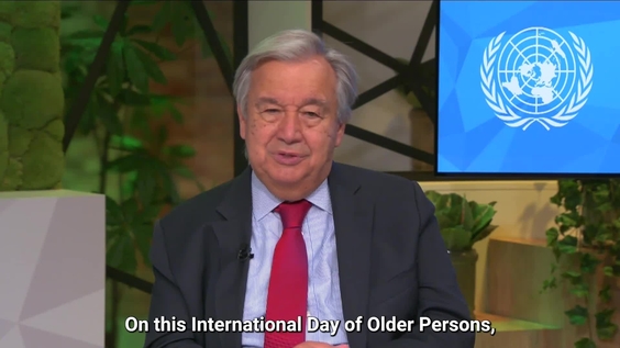 António Guterres (UN Secretary-General) on The International Day of Older Persons