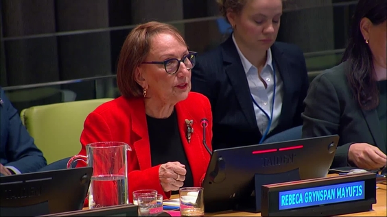 Rebeca Grynspan Mayufis - Interactive dialogue for the position of the next Secretary-General of the United Nations