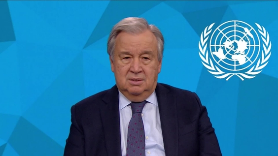 António Guterres (Secretario General) con motivo del Día Internacional de la mujer y la niña en la ciencia 2023