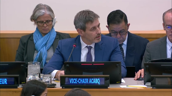 Fifth Committee, 10th plenary meeting - General Assembly, 80th session