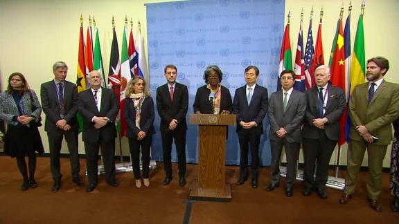 Joint Security Council Media Stakeout on DPR Korea/ Non-proliferation