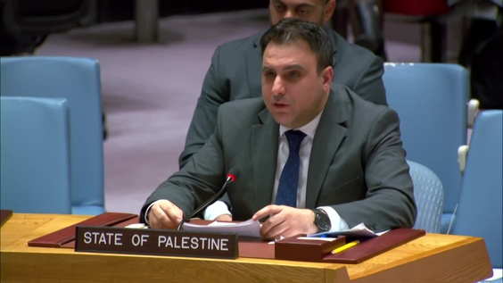 الوضع في الشرق الأوسط، بما في ذلك قضية فلسطين – مجلس الأمن، الجلسة 9522