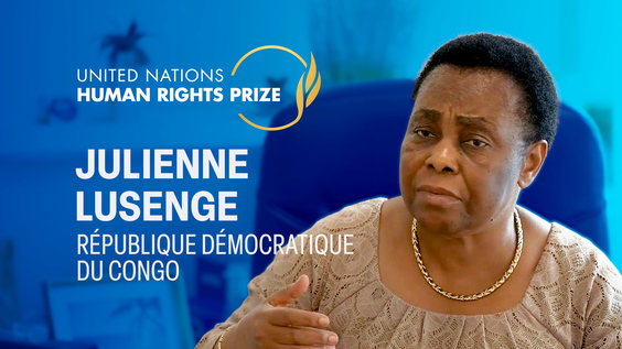 Lauréates du Prix des droits de l'homme 2023: Julienne Lusenge