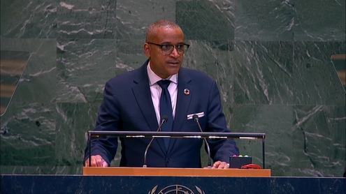 Earle Courtenay Rattray (Chef de Cabinet) on behalf of António Guterres (UN Secretary-General) at the United Nations Chiefs of Police Summit (UNCOPS 2026)