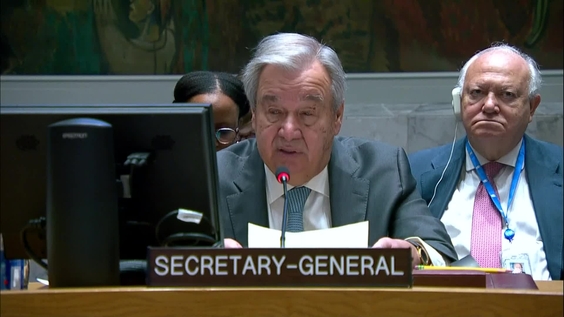 António Guterres (Secrétaire Général) sur les valeurs de la fraternité humaine et la pérennisation de la paix - Conseil de Sécurité 9346e séance