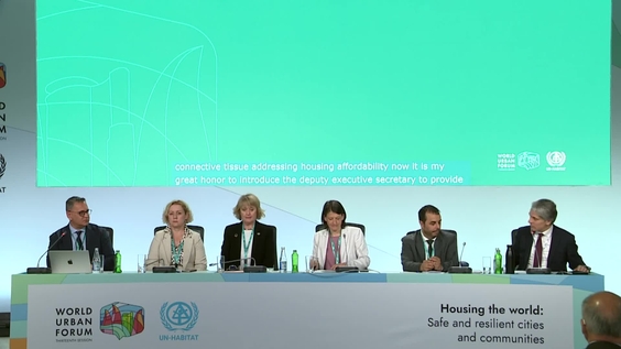 ONE UN - Delivering SDG 11 through Housing - Supporting National and Local Action in the UNECE Region (WUF13)