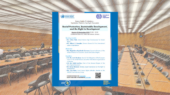HR75 Thematic Spotlight Discussion: Social Protection, Sustainable Development, and Right to Development