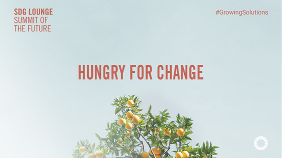 SDG Lounge - Hungry for change