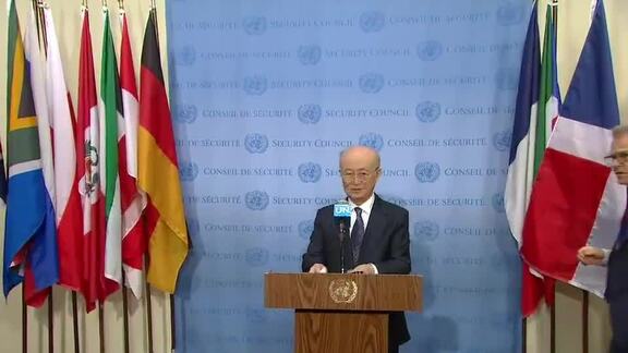 Director General of International Atomic Energy Agency Briefs Press