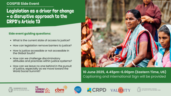 Legislation as a driver for change - a disruptive approach to CRPD's Article 13