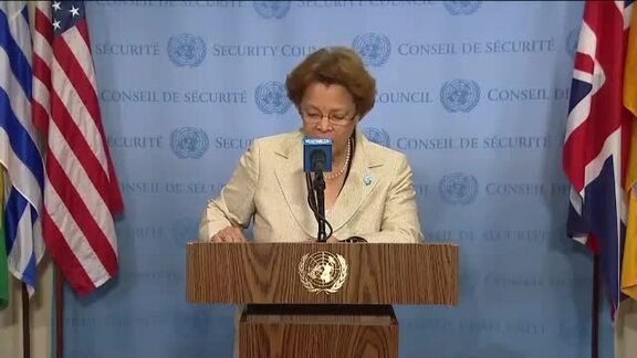 Head of UN Mission in Haiti Speaks to Press