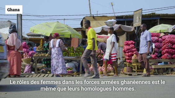 GHANA : Les femmes militaires brisent le plafond de verre