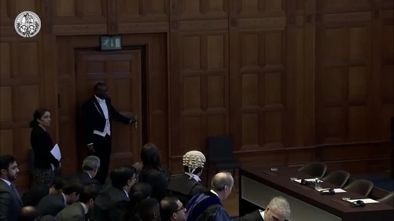 The International Court of Justice (ICJ) holds hearings in the case Qatar v. United Arab Emirates - second round of oral observations of Qatar 