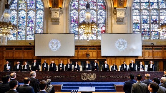 The International Court of Justice (ICJ) holds hearings in the case Qatar v. United Arab Emirates - second round of oral observations of Qatar 