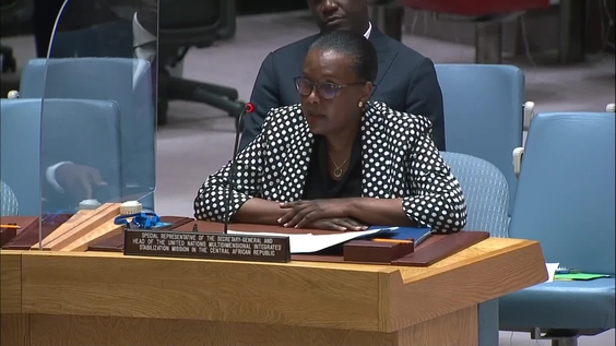 Valentine Rugwabiza (MINUSCA) on the situation in the Central African Republic - Security Council, 9074th meeting