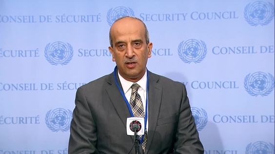Osama Abdelkhalek (Egypt) on the situation in Africa- Security Council Media Stakeout