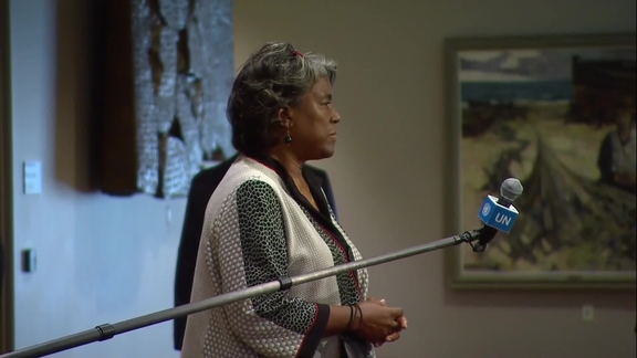 Linda Thomas-Greenfield (USA) on Ukraine- Security Council Media Stakeout