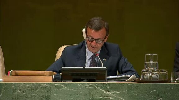 Prime Minister of Sweden Addresses General Assembly