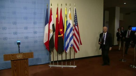 Security Council President Briefs Press on Western Sahara
