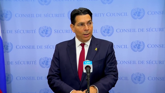 Danny Danon (Israel) on the situation in the Middle East - Security Council Media Stakeout