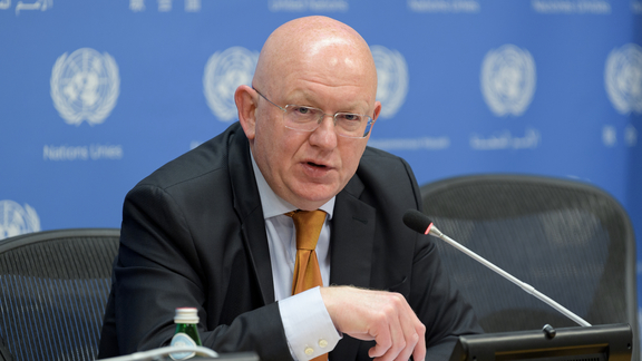 Press Conference: Ambassador Vasily Nebenzia (Russian Federation), President of the Security Council for February to brief on the programme of work of the Security Council during the month of February 2022