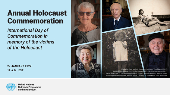United Nations Holocaust Memorial Ceremony marking the 2022 International Day of Commemoration in memory of the victims of the Holocaust