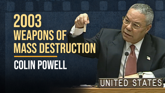 Behind Colin Powell's Weapons of Mass Destruction Claim