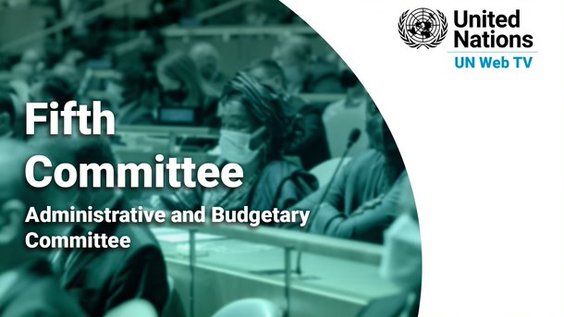 Fifth Committee, 10th plenary meeting - General Assembly, 76th session (First part of the resumed session)