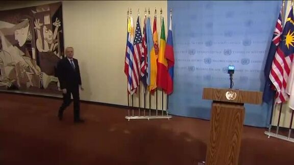 Minister for Foreign Affairs of France Briefs Press on Syria