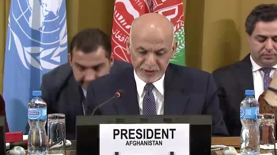 Mohammad Ashraf Ghani (Afghanistan), Opening Sesssion - Ministerial Conference, Geneva Conference on Afghanistan