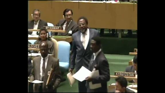 28th Plenary Meeting of General Assembly: 48th Session - Address by Solomon Islands