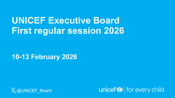 (4th meeting) UNICEF Executive Board, First regular session 2026 - Economic and Social Council