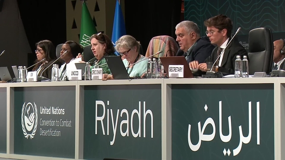 Committee for the Review of the Implementation of the Convention Plenary - UNCCD COP16