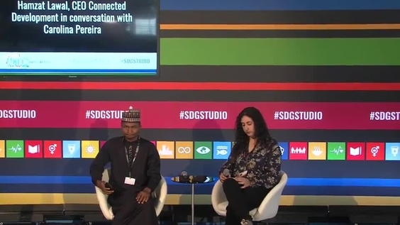 Hamzat Lawal, Dialogues - SDG studio, Global Festival of Action for Sustainable Development 2018 