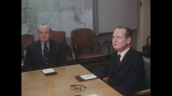 Gunnar Jarring Meets Yosef Tekoah