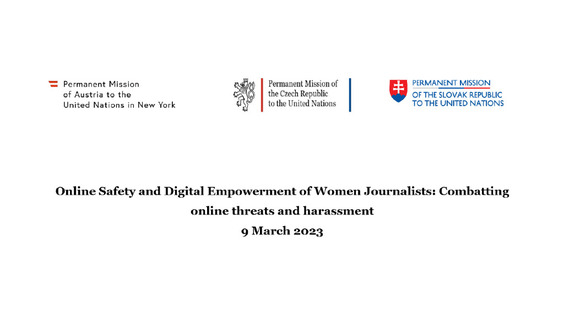 Online Safety and Digital Empowerment of Women Journalists: Combatting online threats and harassment