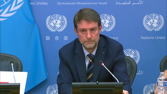 Press Briefing: Ferit Hoxha (Albania) Security Council President for the month of September