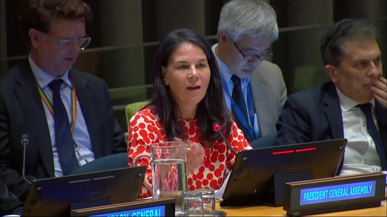 Annalena Baerbock (General Assembly President) on the UN80 Initiative - General Assembly, 80th session