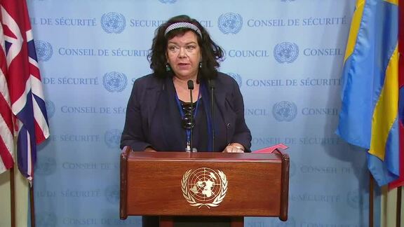 President of Security Council Briefs Press
