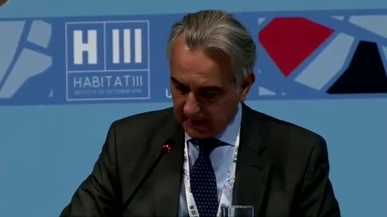 Representative of the Organization of Colleges of Urban Jurisprudence, Habitat III, 7th plenary meeting