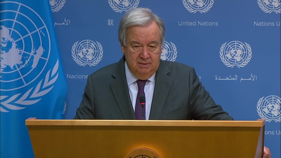 Press Conference: António Guterres (UN Secretary-General) on the situation in the Middle East